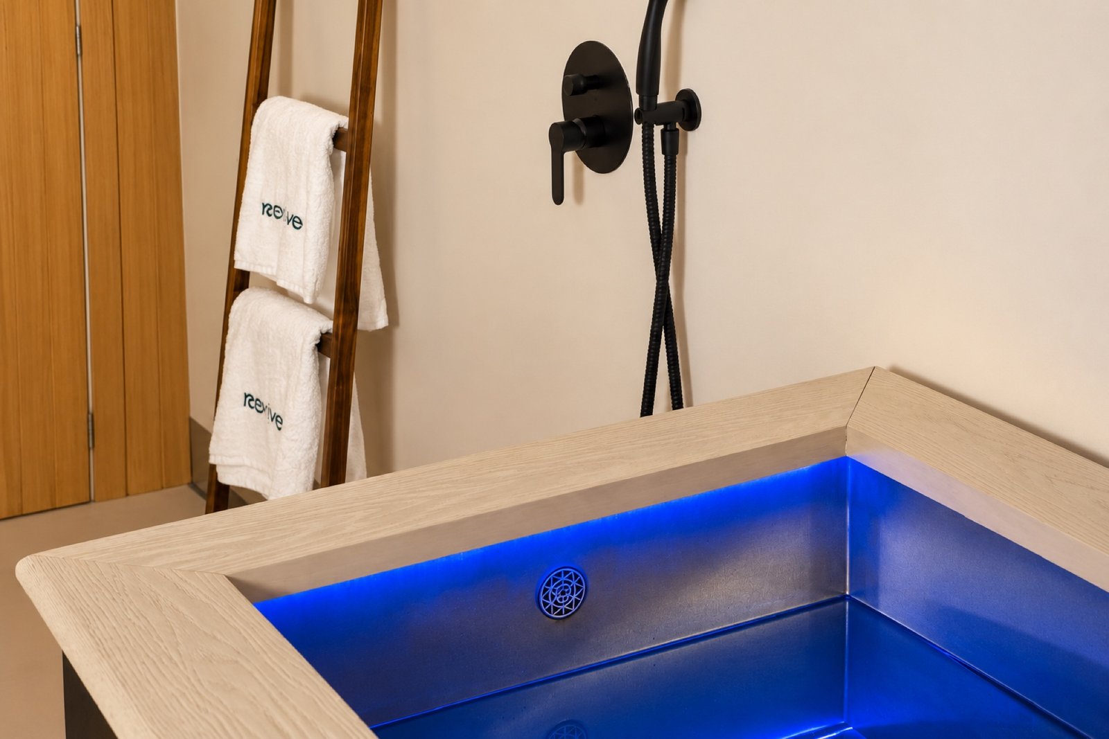 Ice bath en el Recovery Room de Revive Justicia